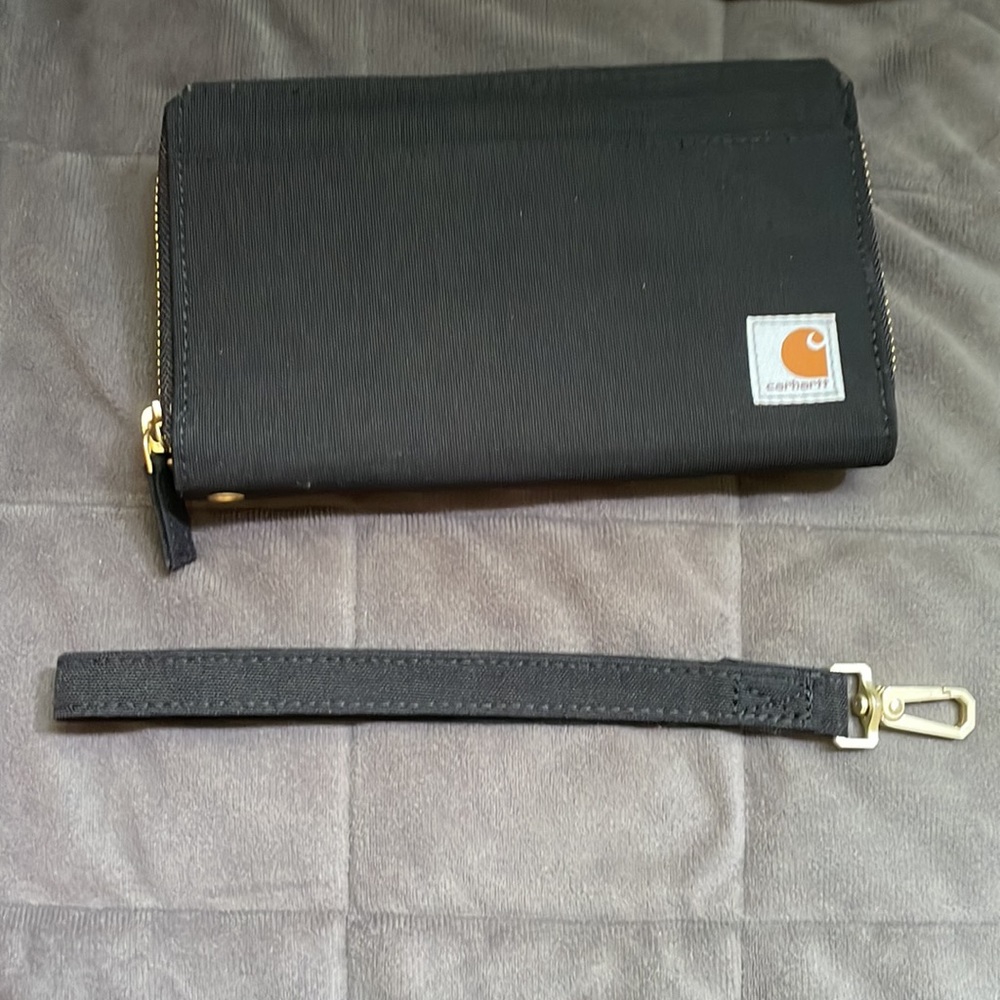 Carhartt Womens Rugged Canvas Lay-Flat Clutch SUPER NICE! - Picture 2 of 5